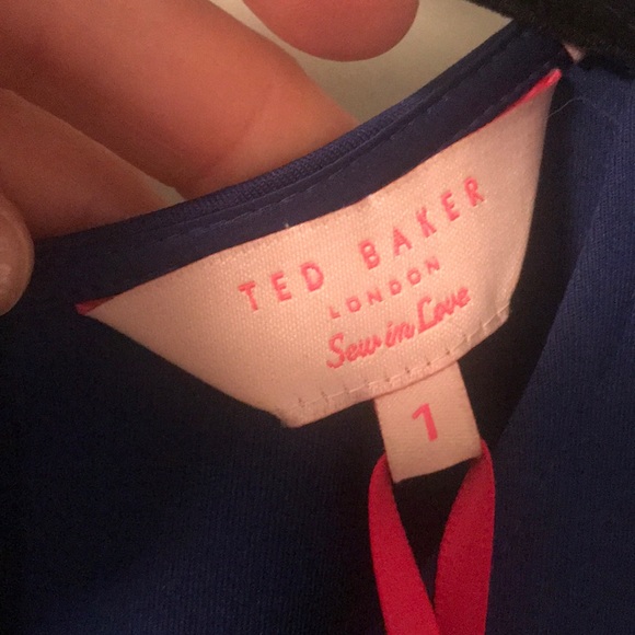 Ted Baker Cap Sleeve Skater Dress - Picture 5 of 5